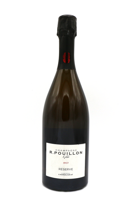 Pouillon, Brut, France, Mareuil-Sur-Ay, light-bodied, white wine, bubbles, bubbly, grower champagne, family winery, fried chicken, caviar, oysters, lobster tail, langoustines, shrimp criollo, mild cheese, party wine, date night, steamed clams, sashimi, grilled fish, boutique winery